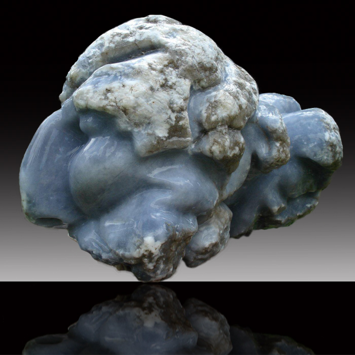 "ION" - blauer Alabaster