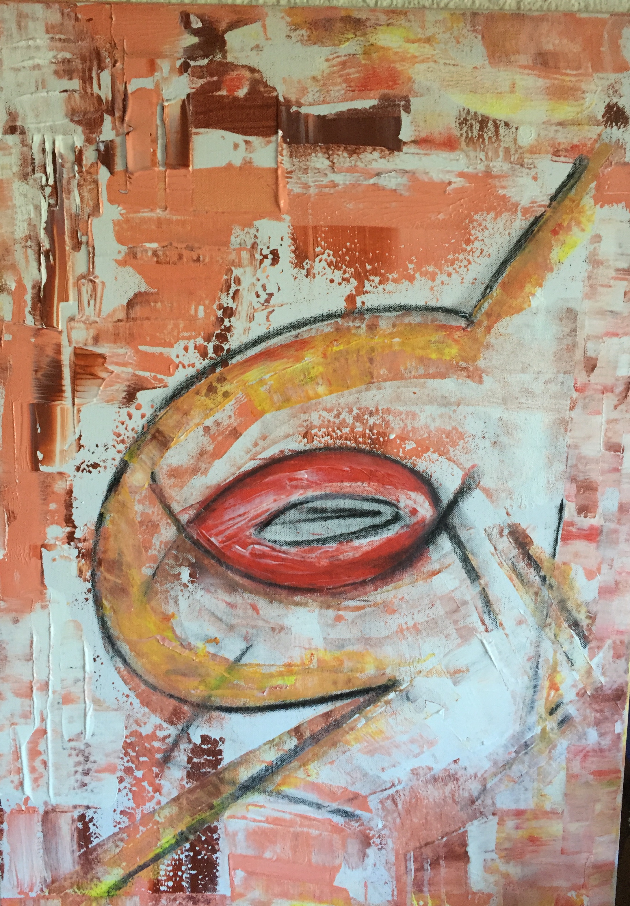 37 - der lachende Fisch 50x70